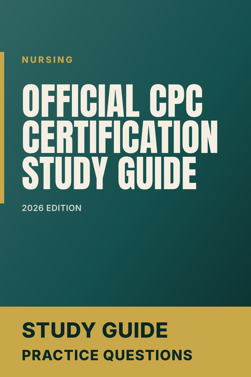 Official CPC Certification Study Guide (2026 Edition) study guide cover