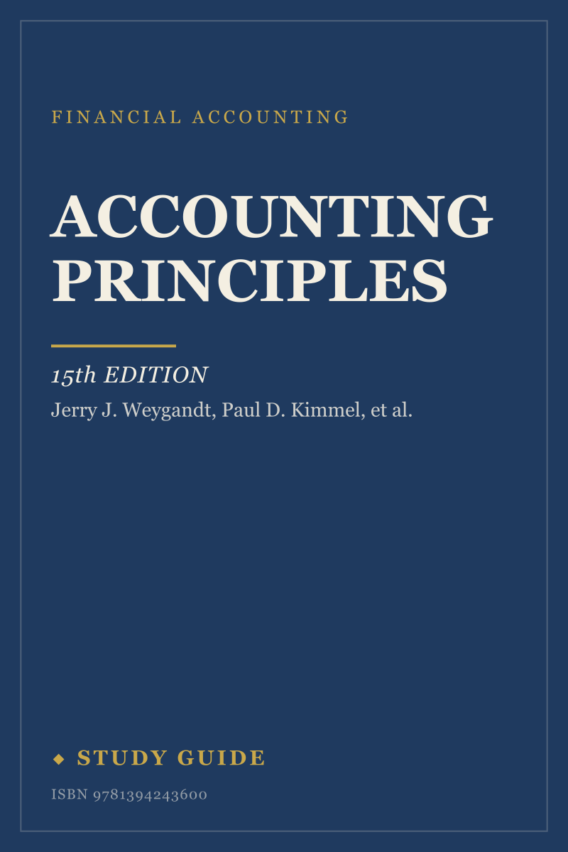 Accounting Principles (15th Edition) study guide cover