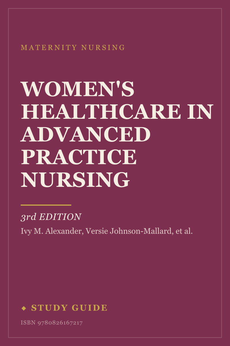 Women's Healthcare in Advanced Practice Nursing (3rd Edition) study guide cover