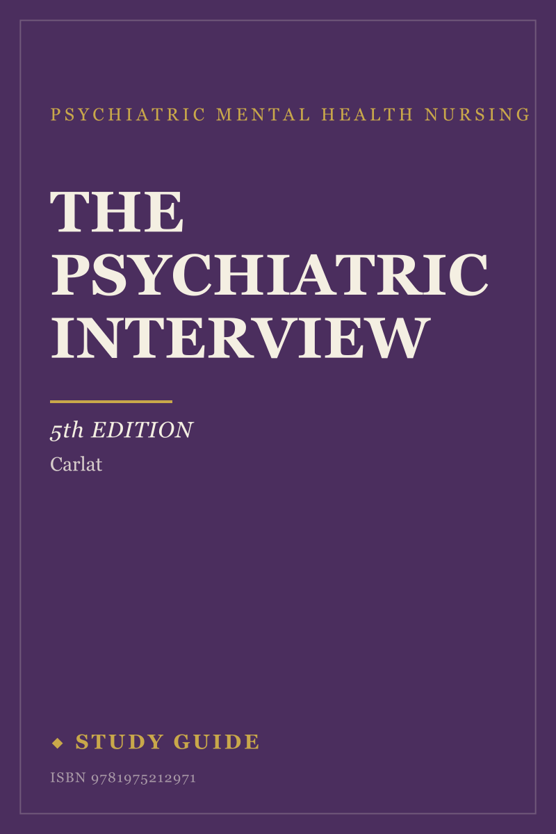 The Psychiatric Interview (5th Edition) study guide cover