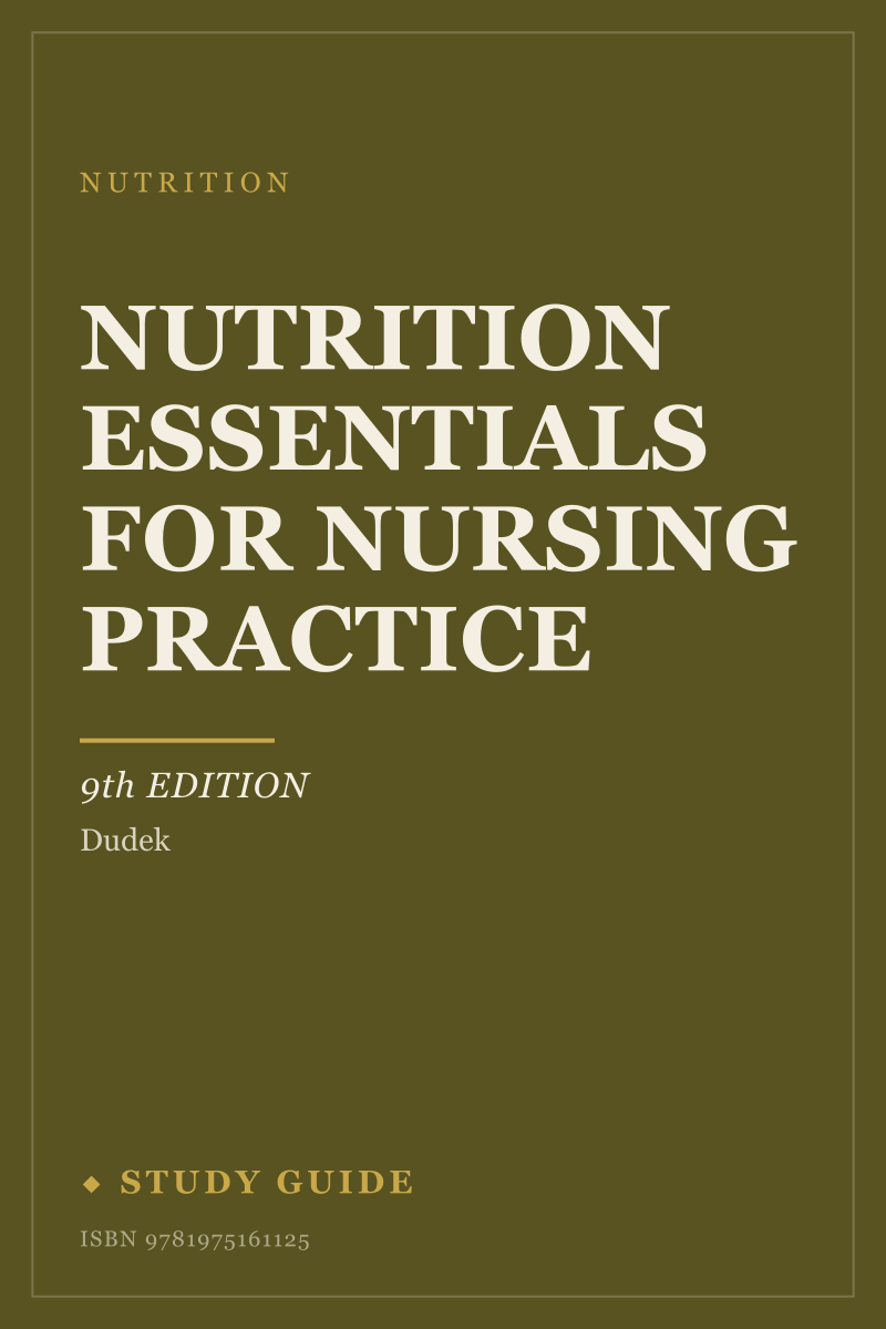 Nutrition Essentials for Nursing Practice (9th Edition) study guide cover