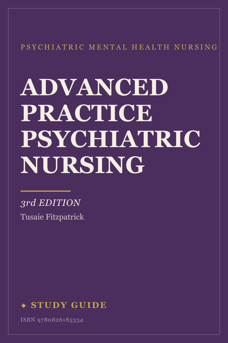 Advanced Practice Psychiatric Nursing (3rd Edition) study guide cover