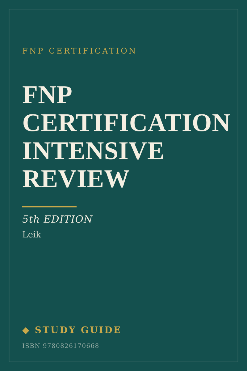 FNP Certification Intensive Review (5th Edition) study guide cover