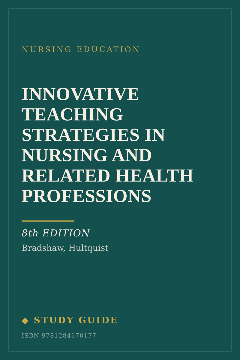 Innovative Teaching Strategies in Nursing and Related Health Professions (8th Edition) study guide cover