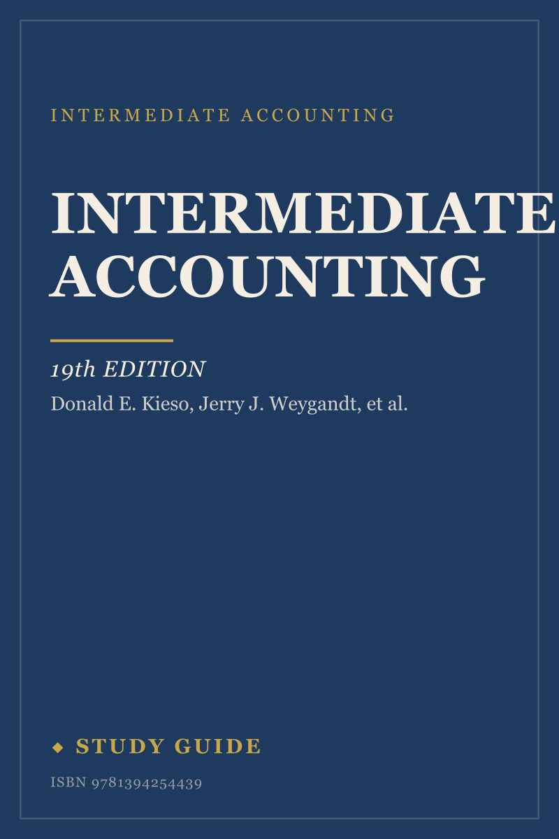Intermediate Accounting (19th Edition) study guide cover
