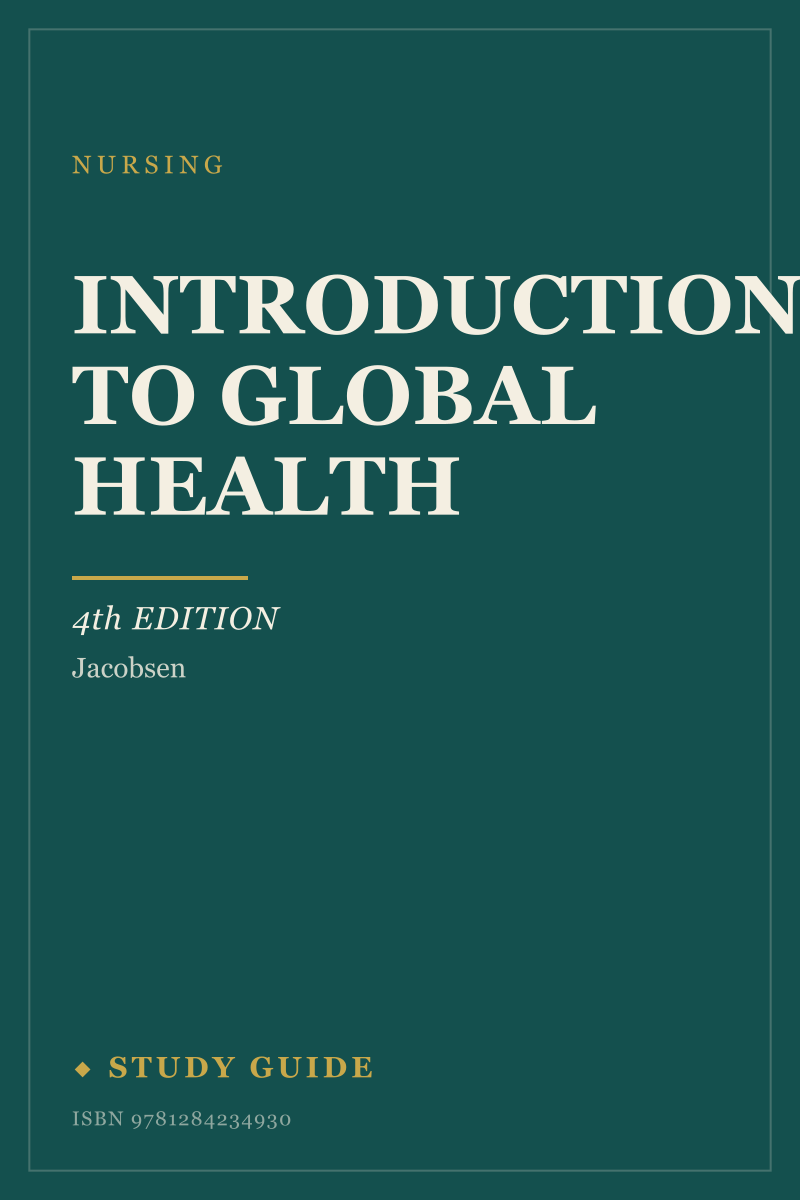 Introduction to Global Health (4th Edition) study guide cover