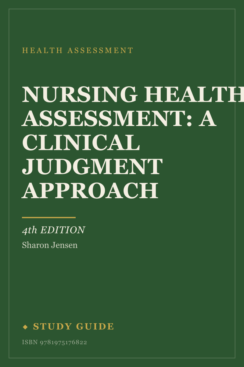 Nursing Health Assessment: A Clinical Judgment Approach (4th Edition) study guide cover