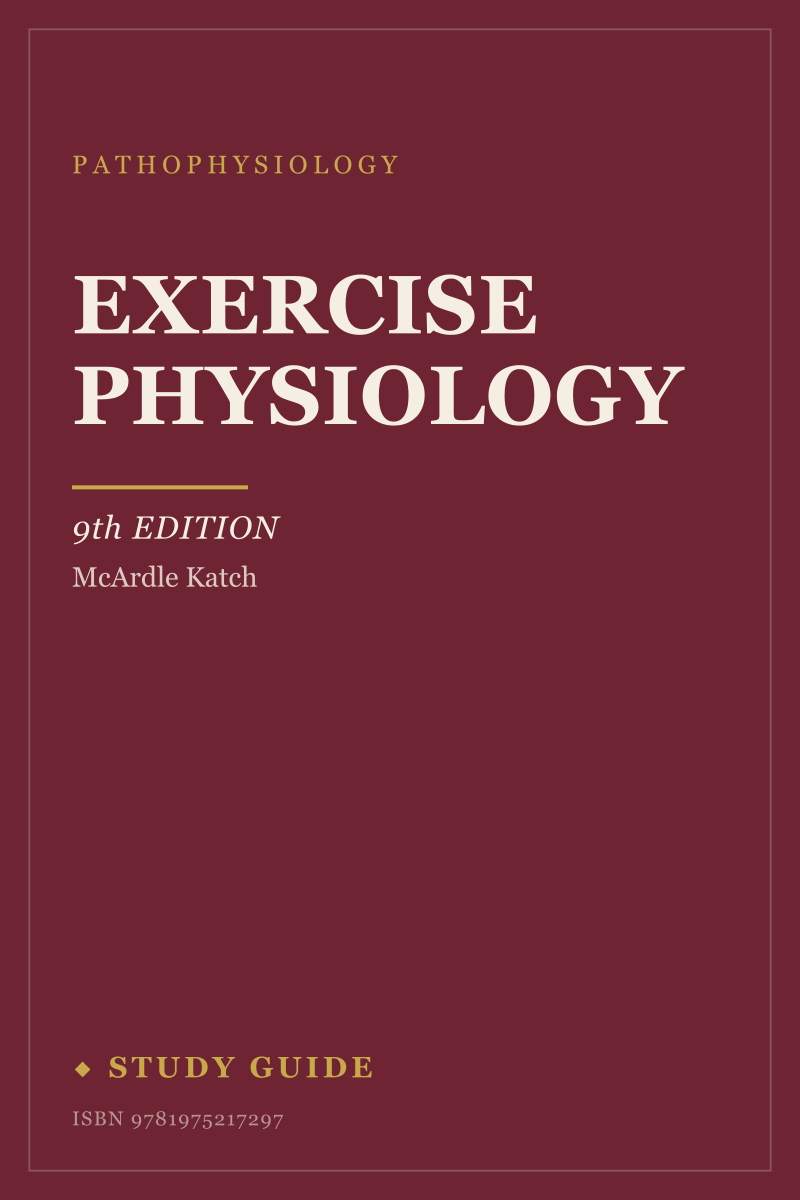 Exercise Physiology (9th Edition) study guide cover