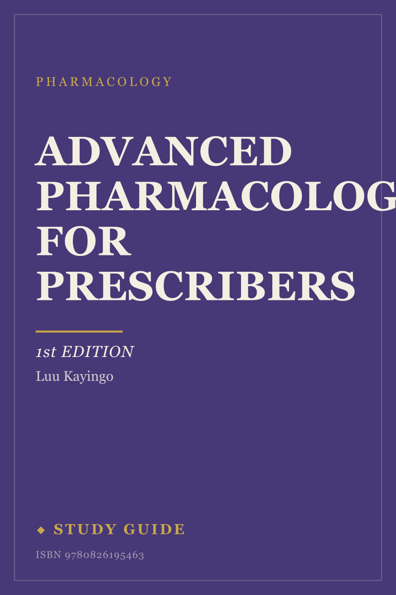 Advanced Pharmacology for Prescribers (1st Edition) study guide cover