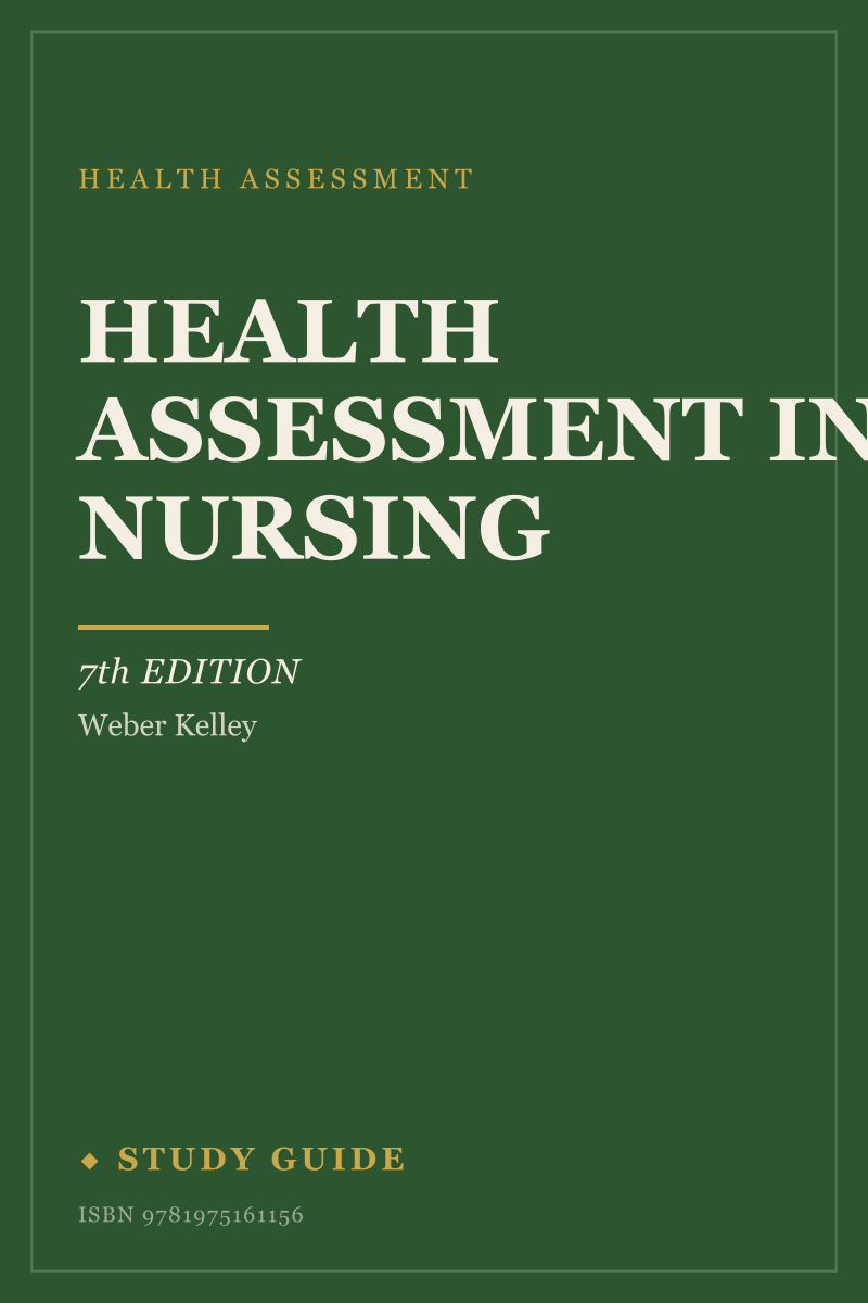 Health Assessment in Nursing (7th Edition) study guide cover