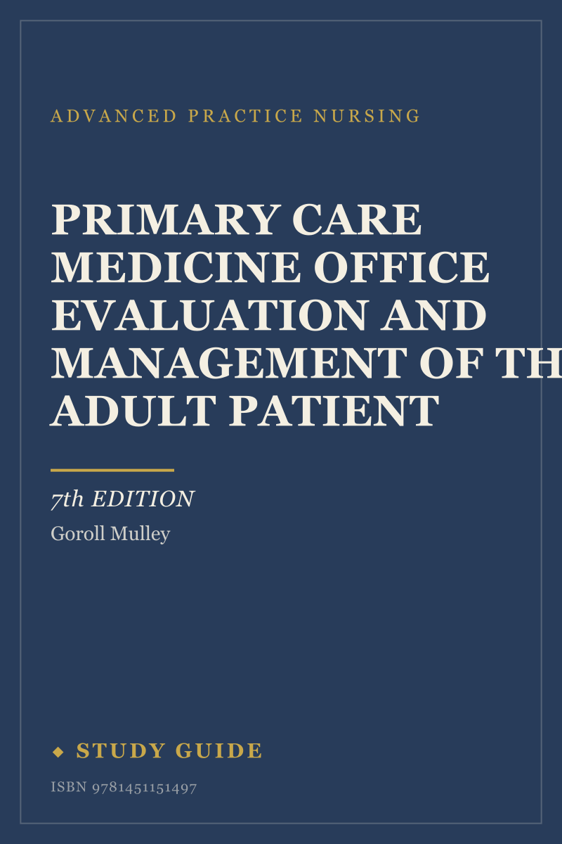 Primary Care Medicine Office Evaluation and Management of the Adult Patient (7th Edition) study guide cover