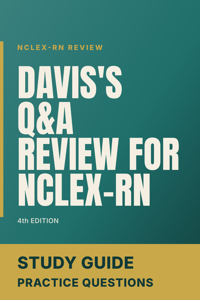 Davis's Q&A Review for NCLEX-RN (4th Edition) study guide cover