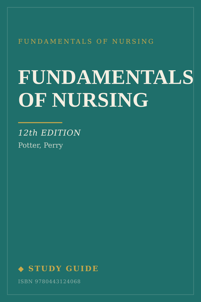 Fundamentals of Nursing (12th Edition) study guide cover