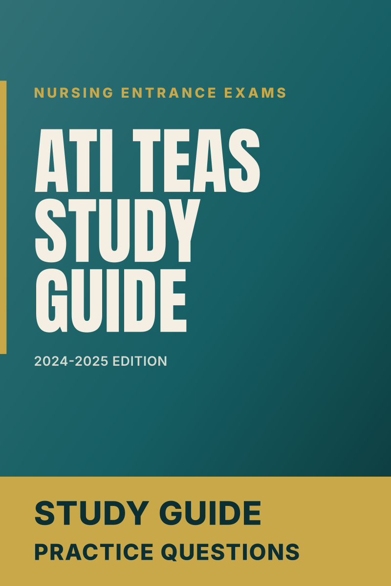 ATI TEAS Study Guide (2024-2025 Edition) study guide cover
