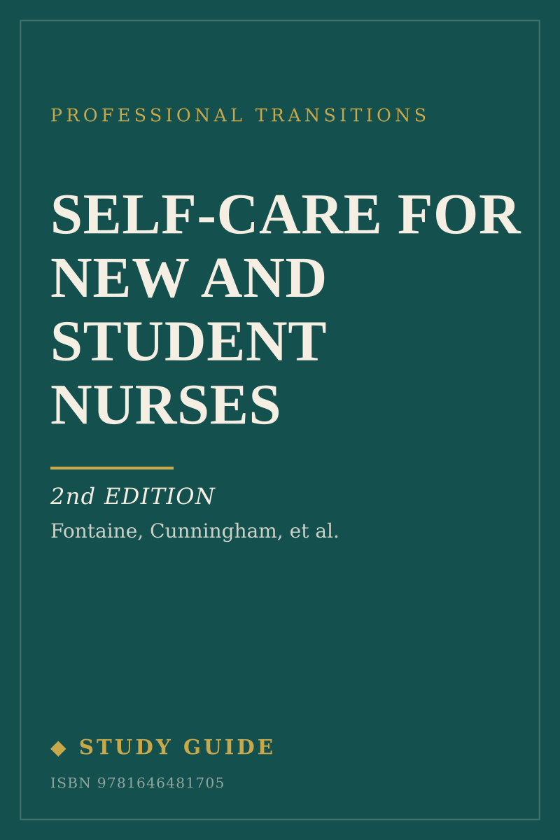 Self-Care for New and Student Nurses (2nd Edition) study guide cover