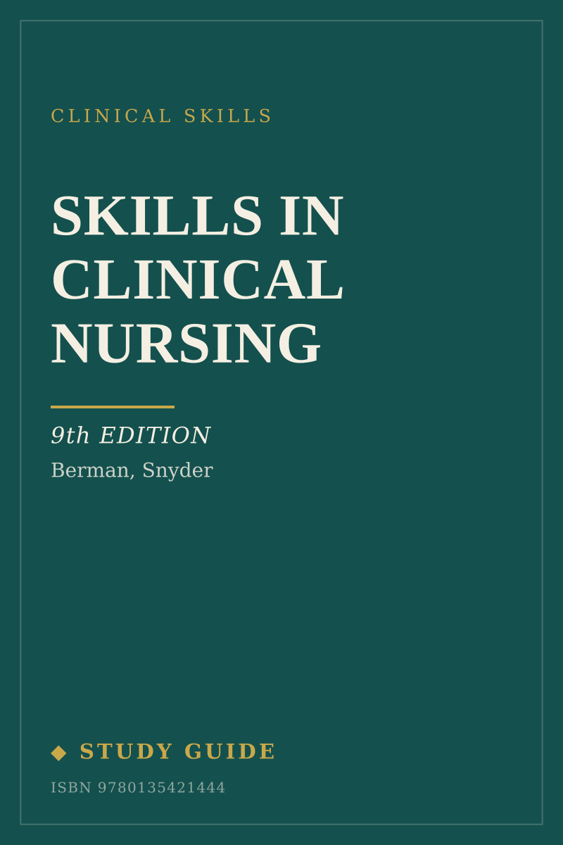 Skills in Clinical Nursing (9th Edition) study guide cover