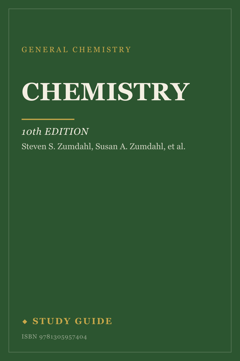 Chemistry (10th Edition) study guide cover
